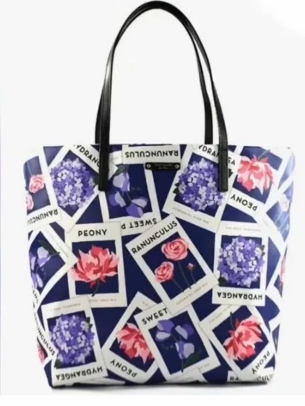 Kate Spade Novelty Patchwork Navy Tote